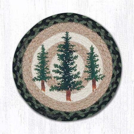 CAPITOL IMPORTING CO Tall Timbers Printed Swatch Round Rug, 10 x 10 in. 80-116TT